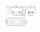 Ванна сталева 160X70 Kaldewei 3,5 мм SANIFORM PLUS 362-1, фото 10