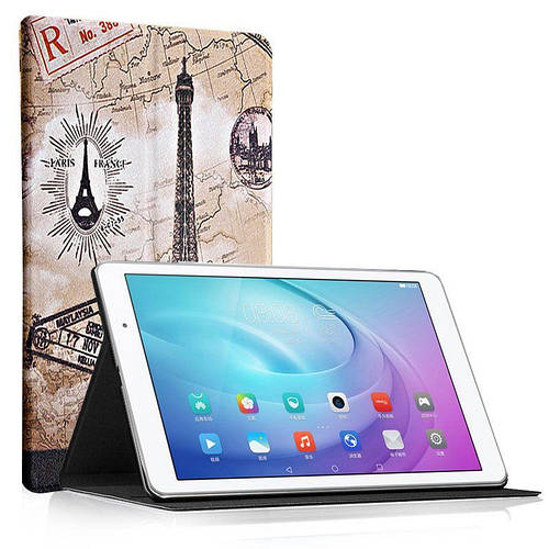 Чехол Galaxy Tab E 9.6 T560 Fashion-Print EiffelTower, цена 485 грн ...