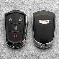 Корпус смарт ключа Cadillac SRX CTS ATS XTS Escalade ESV 4 кнопки sedan