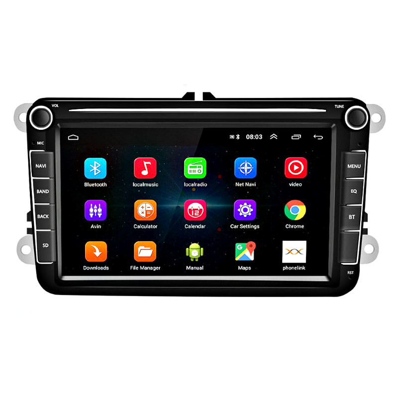 Штатна магнітола Android Volkswagen Sharan з 2010г. Екран 8" 2/16 Гб Автомагнітола Андроїд 9 GPS Wi-Fi