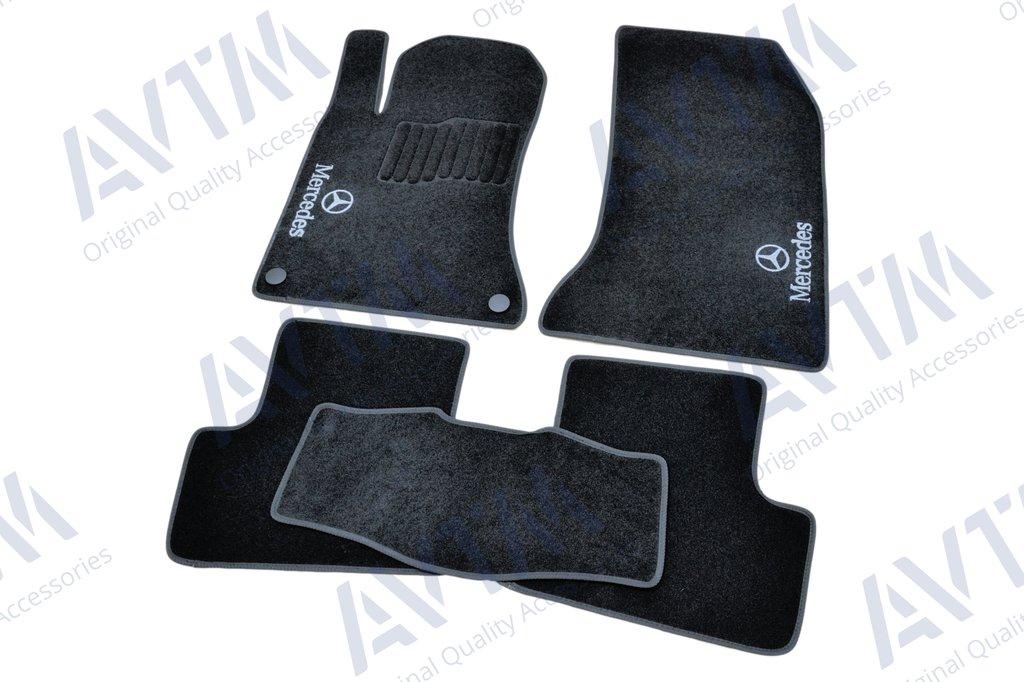 Килимки в салон ворс Mercedes B246 (2011-) /чорні, фото 1