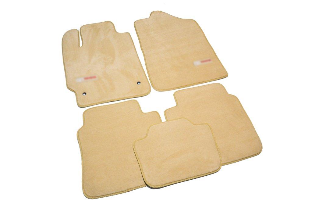 Велюрові килимки в салон Toyota Camry (2006-2011) бежеві Premium, фото 1