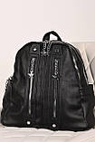Жіночий чорний рюкзак код 7-012, фото 4