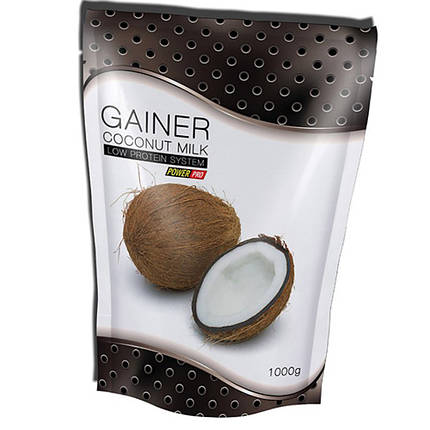 Гейнер для набору маси Power Pro Gainer 1000 г Кокосове молоко, фото 1