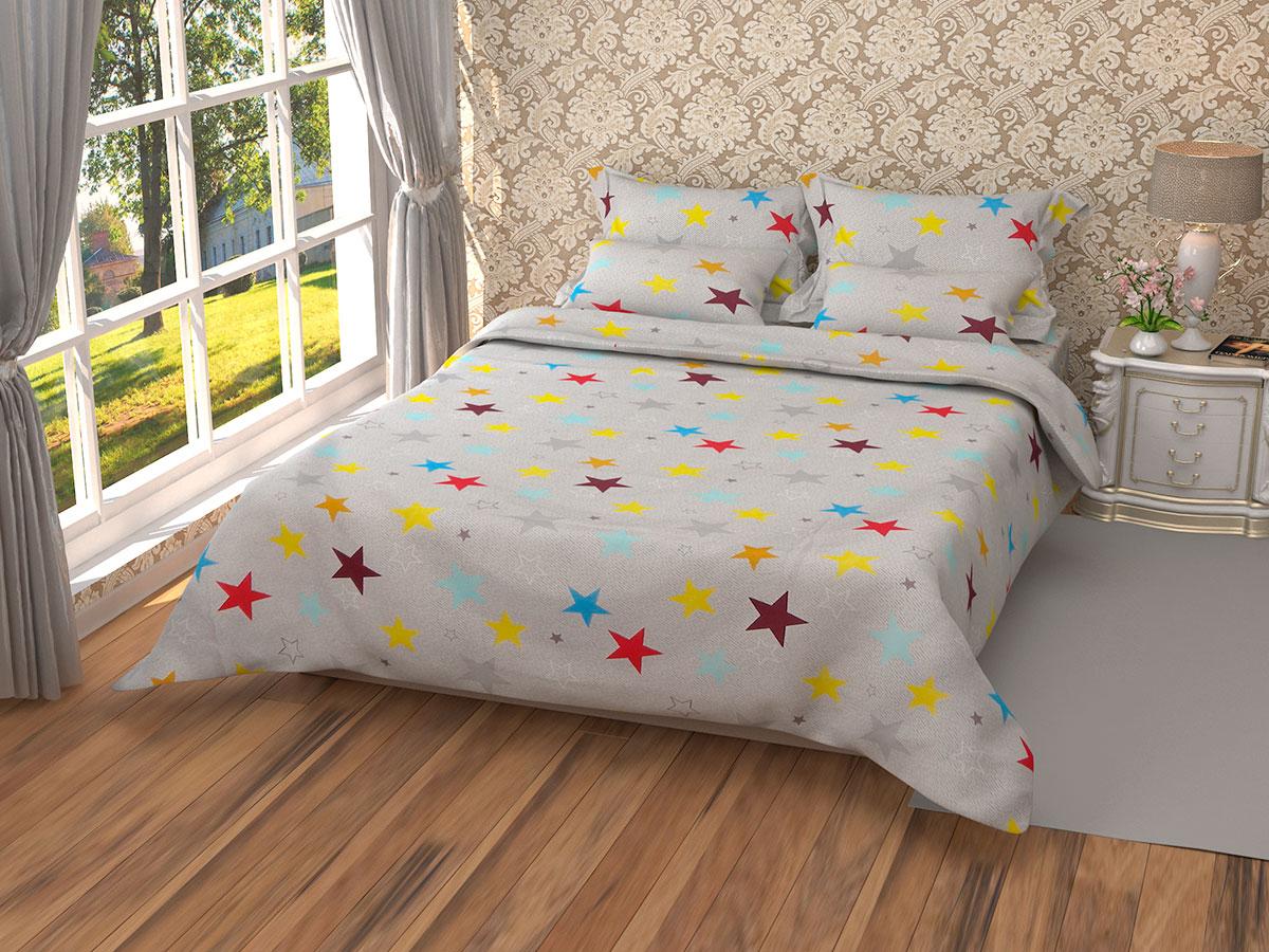 Постільна білизна Лелека-841 Leleka-Textile двоспальний Євро кольоровий двоспальний