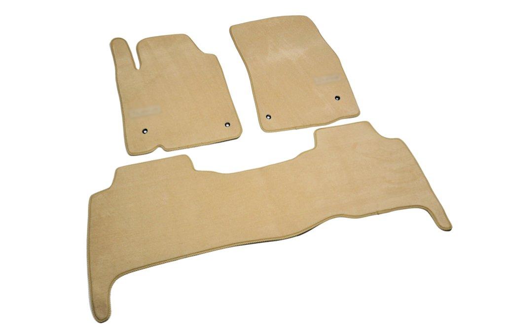 Велюрові килимки в салон Lexus LХ570 (2007-2012) бежеві Premium, фото 1