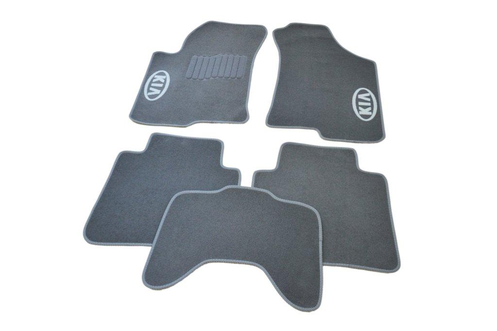Килимки в салон ворс KIA Cerato (2004-2008) Сірі, фото 1