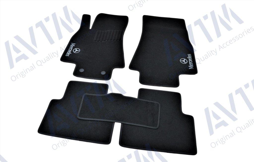 Килимки в салон ворс Mercedes A169 (2004-2012) /чорні 5 шт., фото 1