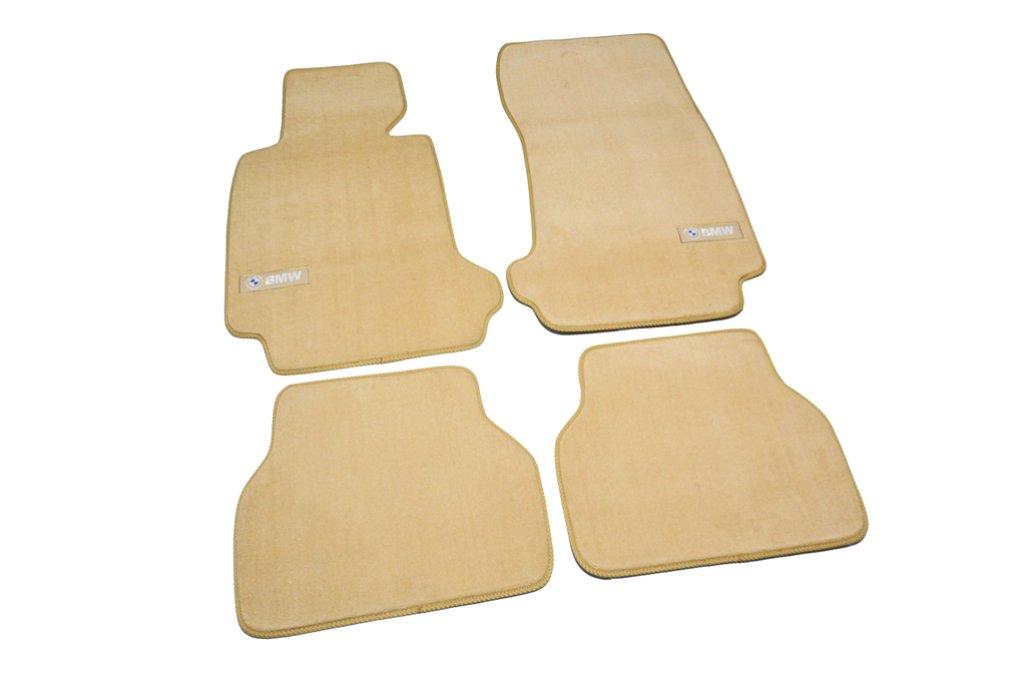 Велюрові килимки в салон BMW 5 (E39) (1995-2003) бежеві Premium, фото 1