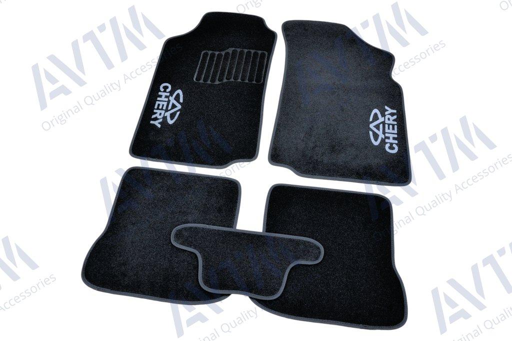 Килимки в салон ворс Chery Amulet (2003-) /чорні 5 шт., фото 1