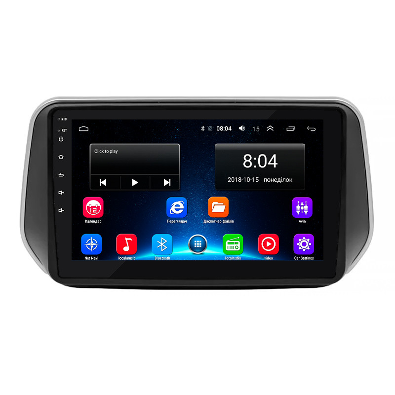Штатна магнітола Lesko для Hyundai Santa Fe IV 2018-2021 екран 10" 2/32Gb Base Wi-Fi Android Санта Фе