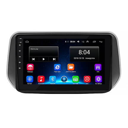 Штатна магнітола Lesko для Hyundai Santa Fe IV 2018-2021 екран 10" 2/32Gb Base Wi-Fi Android Санта Фе, фото 1