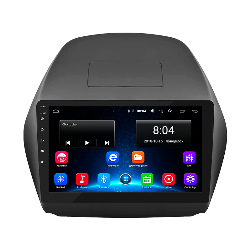 Штатна магнітола Lesko для Hyundai Tucson II 2009-2015 екран 10" 2/32Gb/ Wi-Fi Base GPS Android Хюндай