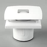 Витяжний декоративний вентилятор тихий 100 мм побутовий для ванної VENUS "BLED" A 100 K, фото 2