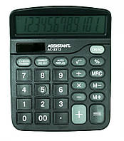 Калькулятор ASSISTANT АС-2312 black 12 разрядов