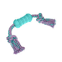 Іграшка для собак MISOKO&CO Салямі з мотузкою, blue, 50 cm