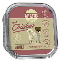 Влажный корм для взрослых собак с курицей ARATON Adult with chicken. 150 г