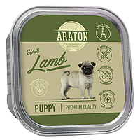 Влажный корм для щенков с ягненком ARATON Puppy with Lamb. 150 г