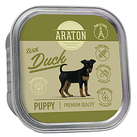 Влажный корм для щенков с уткой ARATON Puppy with Duck. 150 г