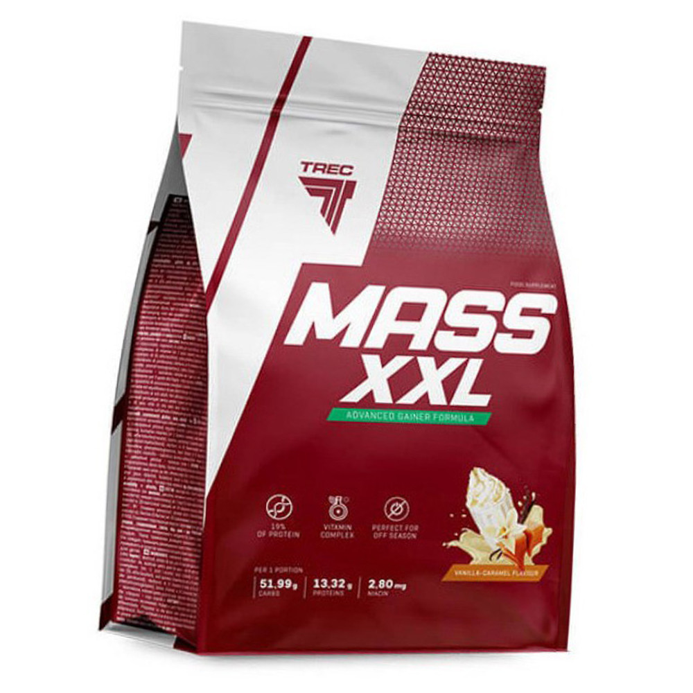 Високовуглеводний гейнер для набору маси Trec Nutrition MASS XXL 3 кг