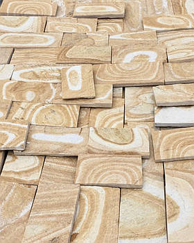 Болгарський сланець «Золота вишня» (1м.кв.) / плитка з каменю для цоколя, фасаду, стін всередині приміщення