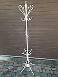 Кована вішалка підлогова чорна. Стійка. Вішак, фото 8