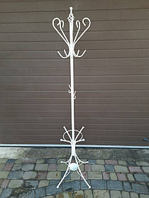 Кована вішалка підлогова бежева. Стійка. Вішак