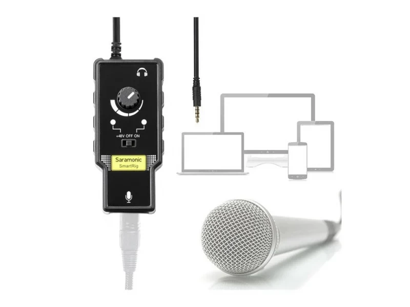 Купить Усилитель для микрофона Saramonic Adapter Audio SmartRig+, цена ...