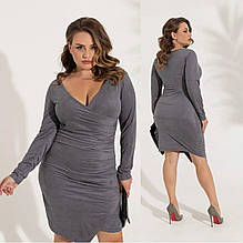 Шикарна жіноча сукня Тканина Турецький Замш 42, 44, 46, 48, 50, 52 розмір 42