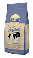 Полноценный сухой корм для взрослых собак крупных пород ARATON MAXI Adult 15 кг
