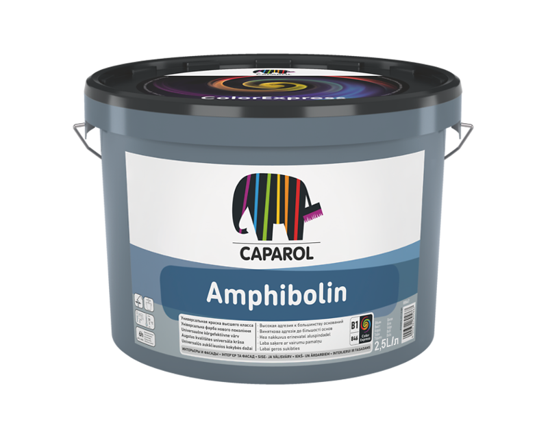 Фасадна фарба нового покоління Caparol  Amphibolin E. L. F B1(Германия) (2,5л)