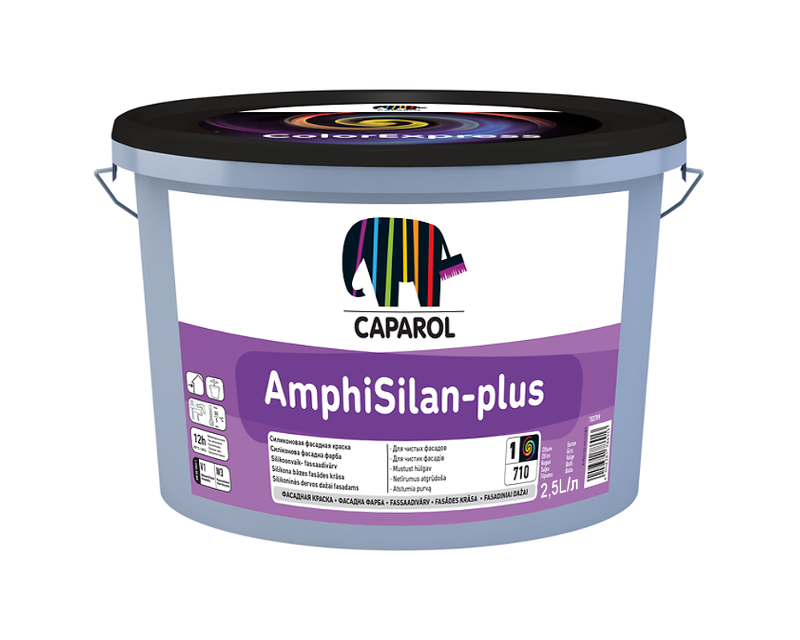 Фарба Силіконова Caparol Amphisilan-Plus Польща Фасадна B1-Біла 10л