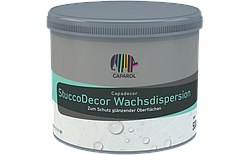 Віск для додаткового захисту декоративної шпаклівки Capadecor StuccoDecor Wachsdispersion в StuccoDecor (0,5 л)