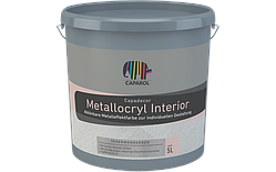 Глянсова дисперсійна фарба Capadecor Metallocryl Interior з металевим ефектом (2,5 л)