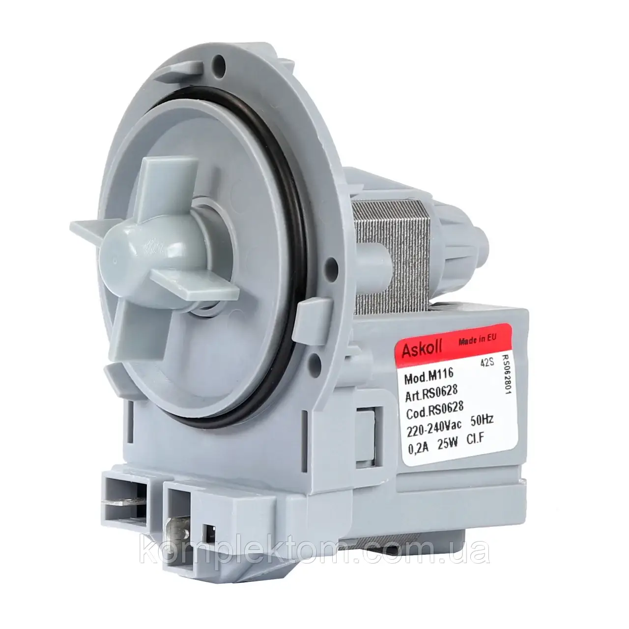 Насос для пральної машини Indesit, Ariston, Whirlpool Askoll M116 25W