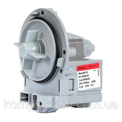 Насос для пральної машини Indesit, Ariston, Whirlpool Askoll M116 25W, фото 1
