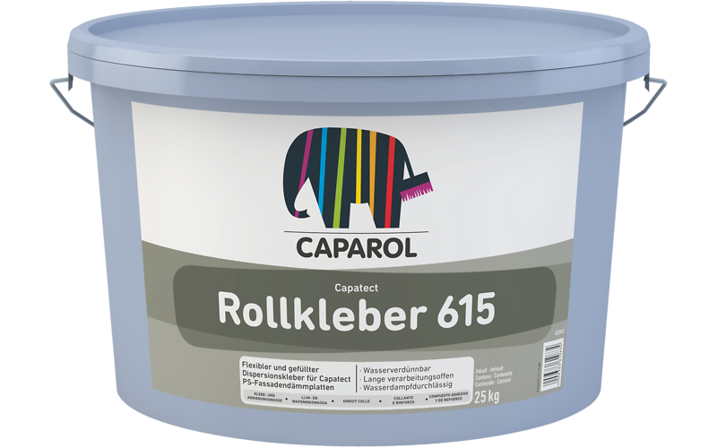 Клей Caparol Capatect-Rollkleber 615 (25кг) - пластичний і наповнений дисперсійний.