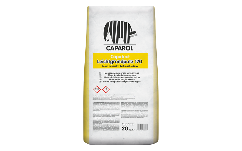 Мінеральна легка штукатурка Caparol  Capatect Leichtgrundputz 170 (20кг)