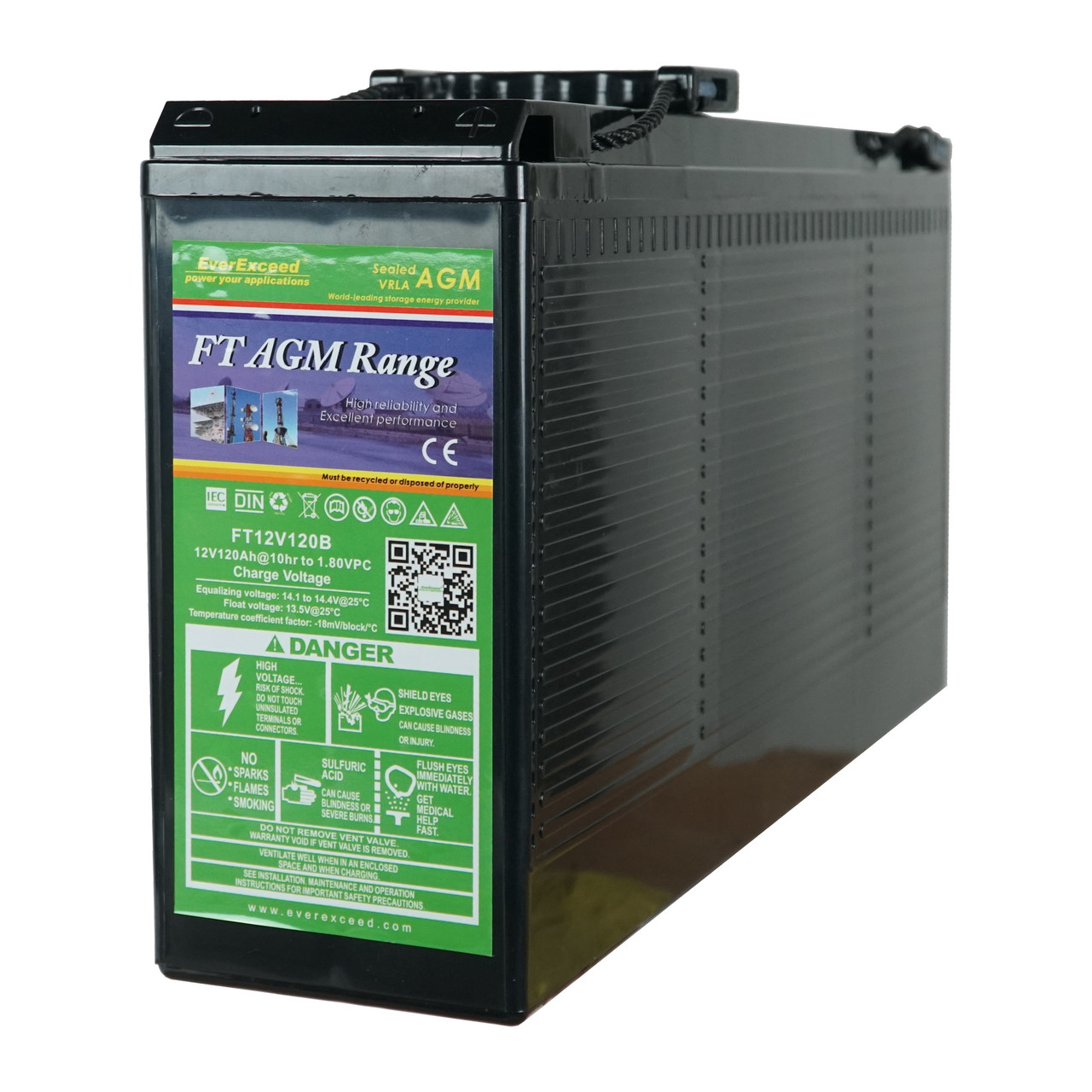 ᐈ Купить Аккумулятор 130 Ач 12 В AGM EverExceed FT 12V130 от ᐈ "Энерго ...