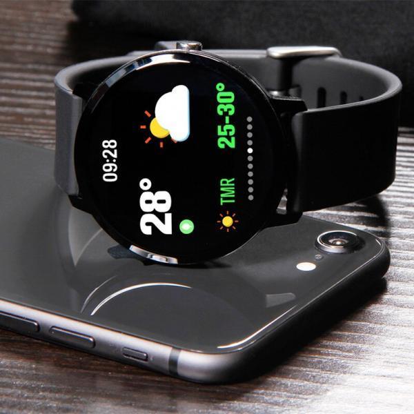 Smart Watch годинник V11, Фітнес годинник з IPS дисплеєм, тонометр, пульсометр, крокомір Чорні