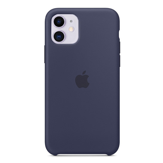 Силіконовий Чохол Накладка Original Silicone Case High Copy — iPhone 11 Midnight Blue (8)
