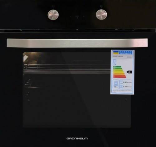 Духова шафа Grunhelm GDG610B чорний електричний вбудований 61 л
