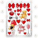 Друк їстівного фото — Вафельний папір — День Святого Валентина No48, фото 5