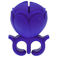 Силіконовий - тримач для лаків і гель-лаков на пальці Фіолетовий