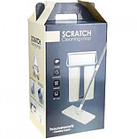 Швабра і Відро Велике Scratch Cleaning Mop зі складною ручкою і системою віджиму, дві насадки мікрофібри, фото 2