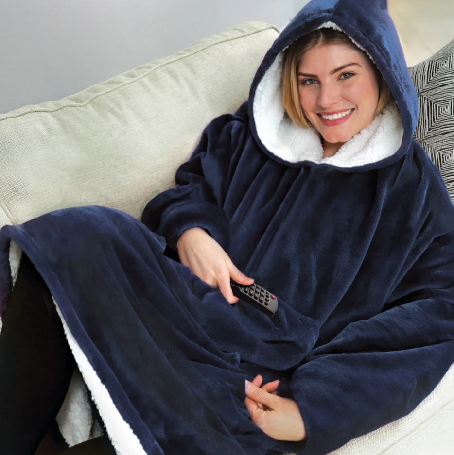 Толстовка - плед з капюшоном HUGGLE HOODIE КОВДРА, плед з рукавами