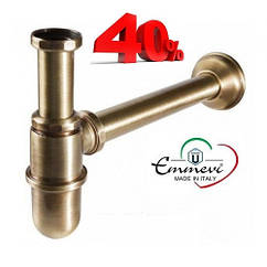 Сифон для раковини бронзовий Emmevi CO6615 BR