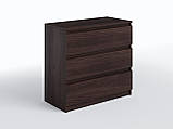 Комод на 3 ящика Moreli T-214 Ш 800 / В 755 / Г 400 Венге, фото 2