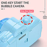 Дитячий фотоапарат для мильних бульбашок, генератор Bubble Camera, фото 6