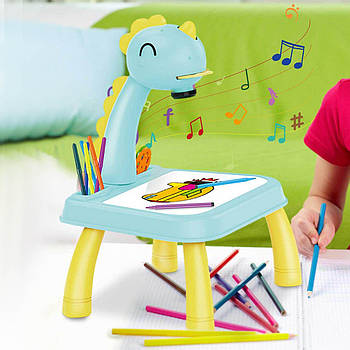 Столик дитячий проектор для малювання з підсвічуванням / Дитячий слайд-проектор